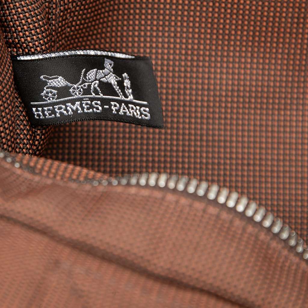 Hermès Canvas Herline PM Brown Very good - Box View