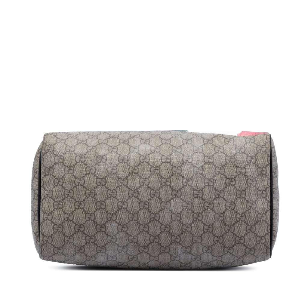 Gucci Medium GG Supreme Italian Flag Joy Boston Bag Beige Very good condition - Inside View