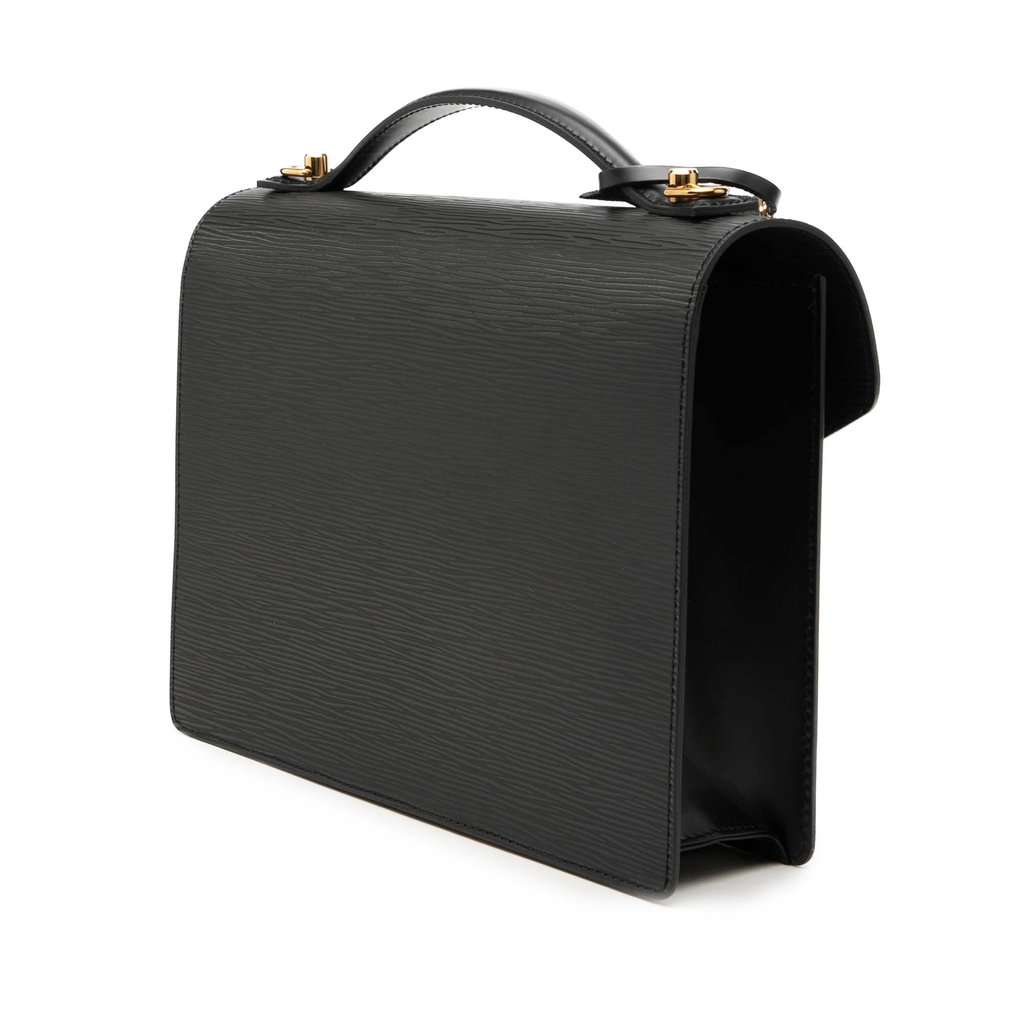 Louis Vuitton Epi Monceau Black Leather Very good condition - Back View