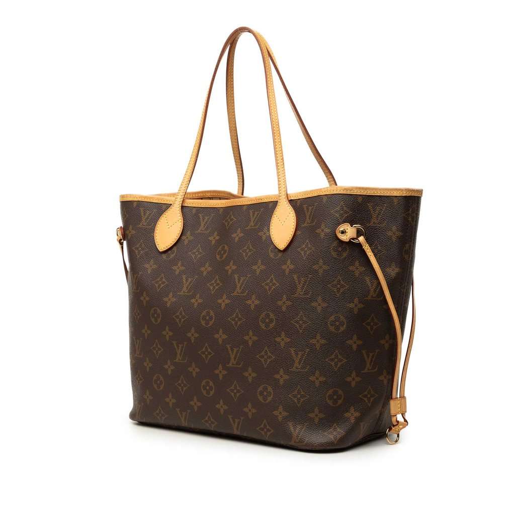 Louis Vuitton Monogram Neverfull MM Brown Good - Back View