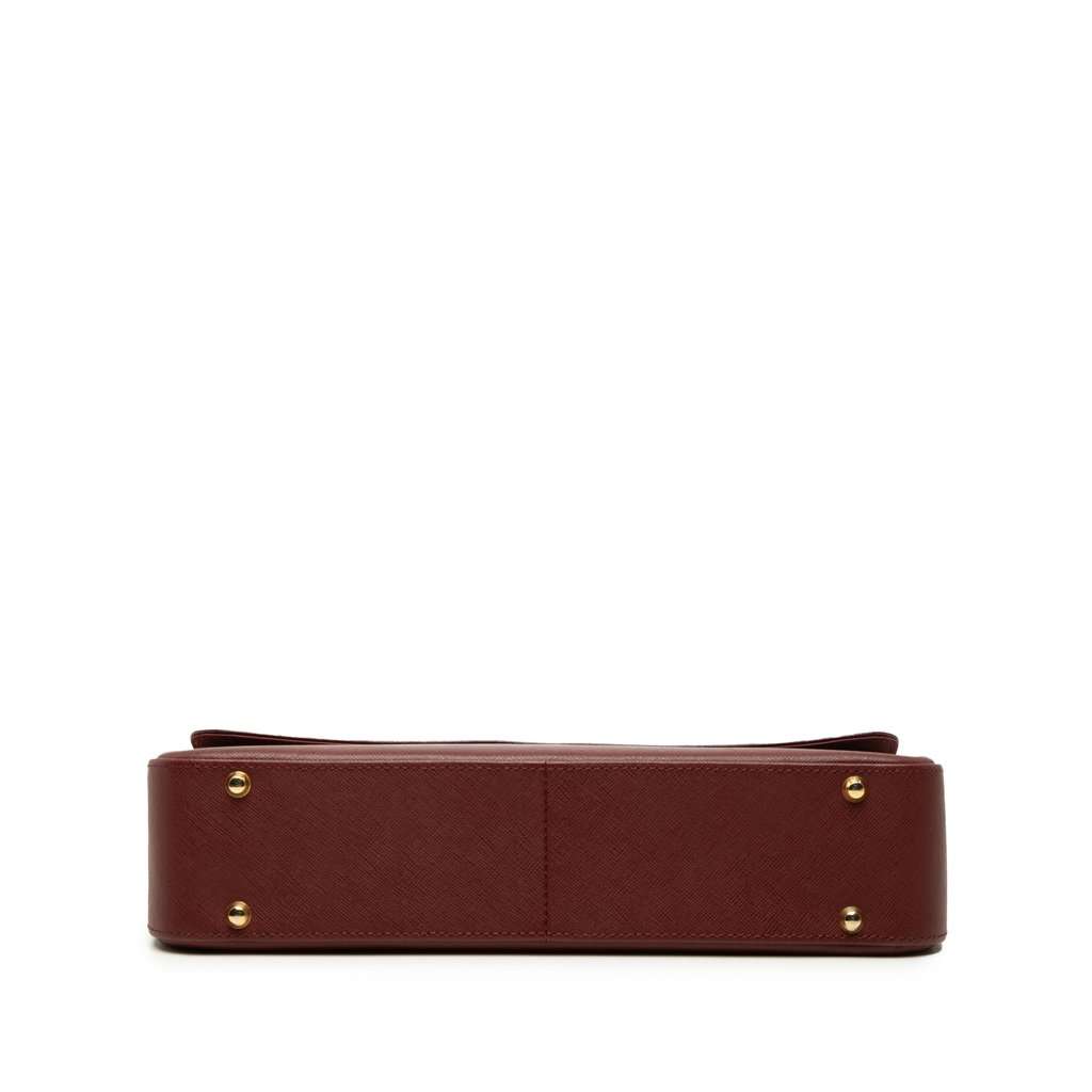 Burberry Leather Shoulder Bag Red Leather Very good condition - Inside View