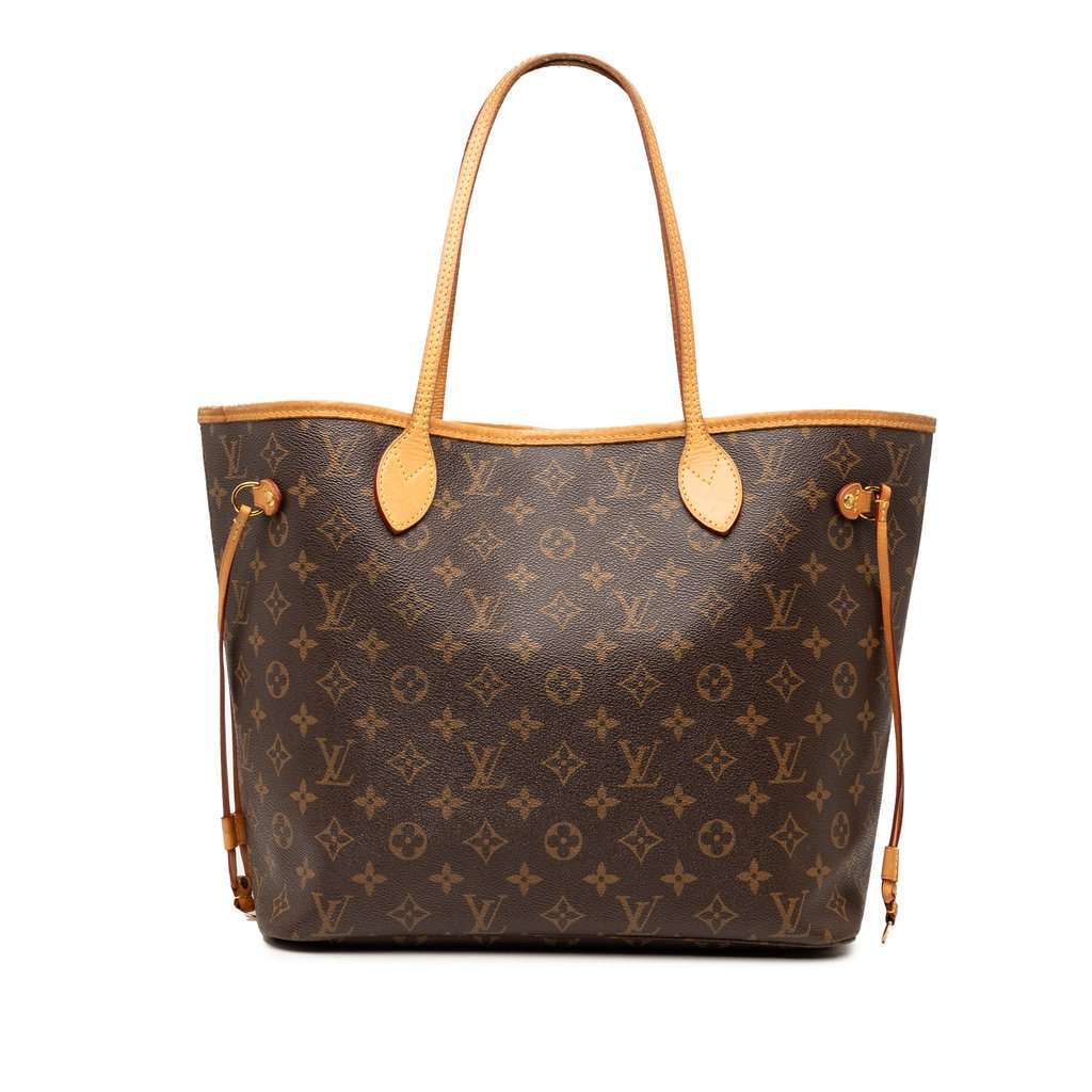 Louis Vuitton Monogram Neverfull MM Brown Very good condition - Front View