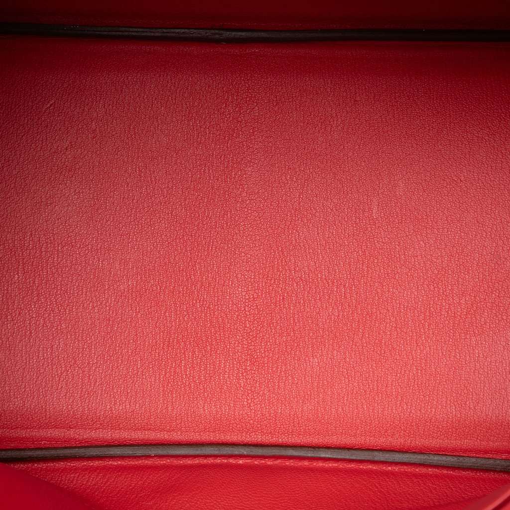 Hermès Epsom Birkin Retourne 35 Red Leather Very good condition - Model View