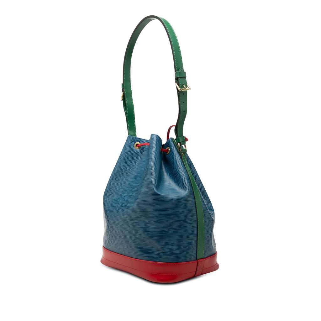 Louis Vuitton Epi Noe Tricolor GM Blue Leather Very good condition - Back View