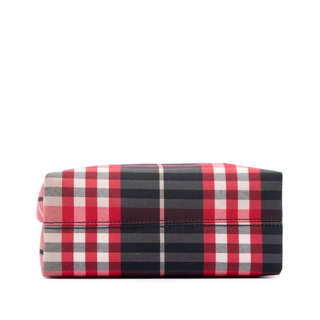 Burberry House Check Canvas Tote Red Very good condition - Inside View