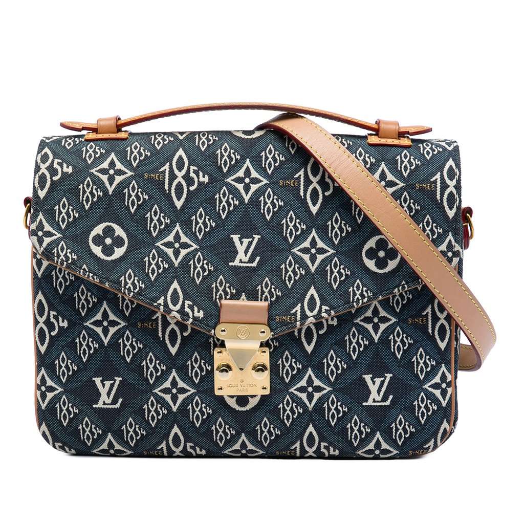Louis Vuitton Since 1854 Pochette Metis Blue Very good - Front View