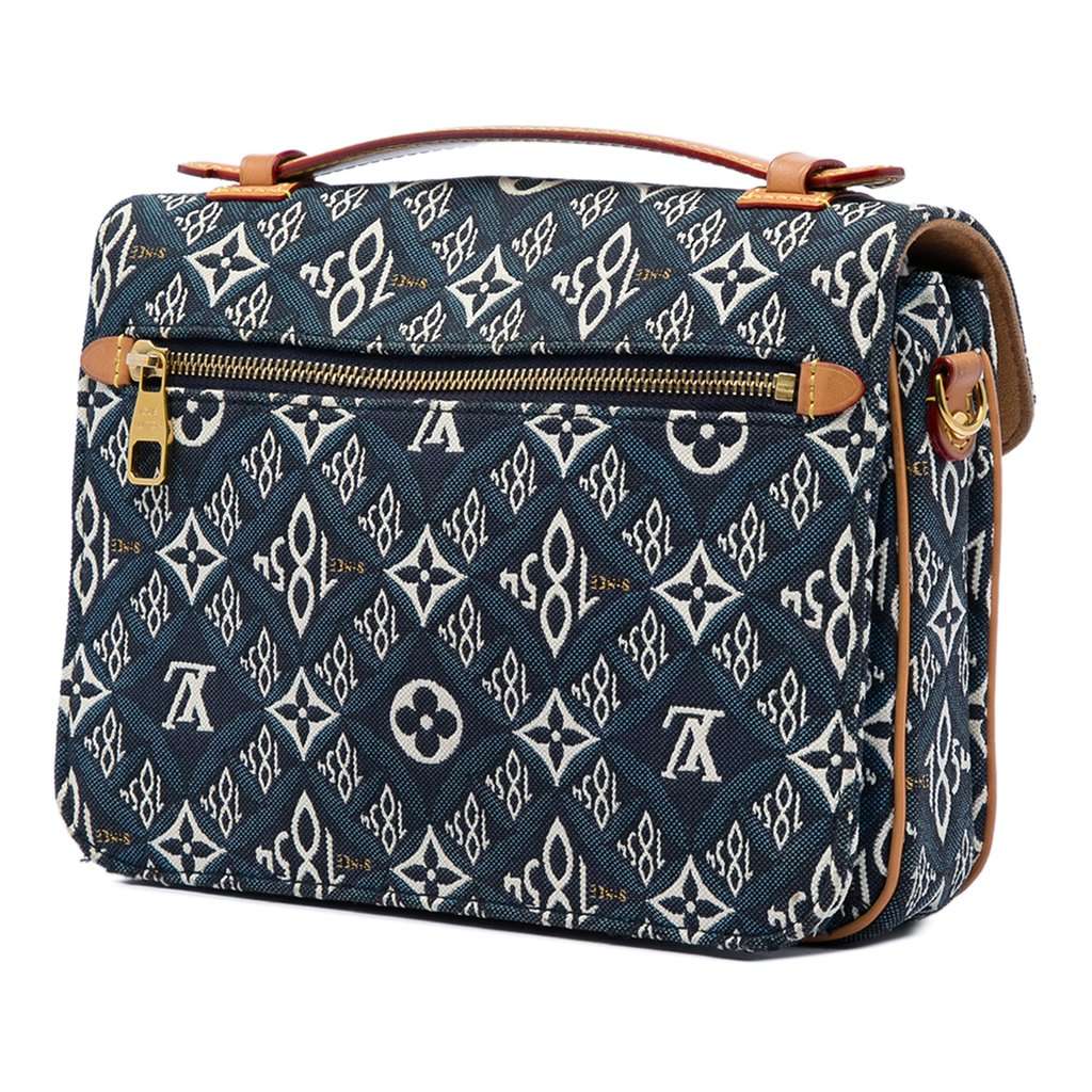 Louis Vuitton Since 1854 Pochette Metis Blue Very good - Back View