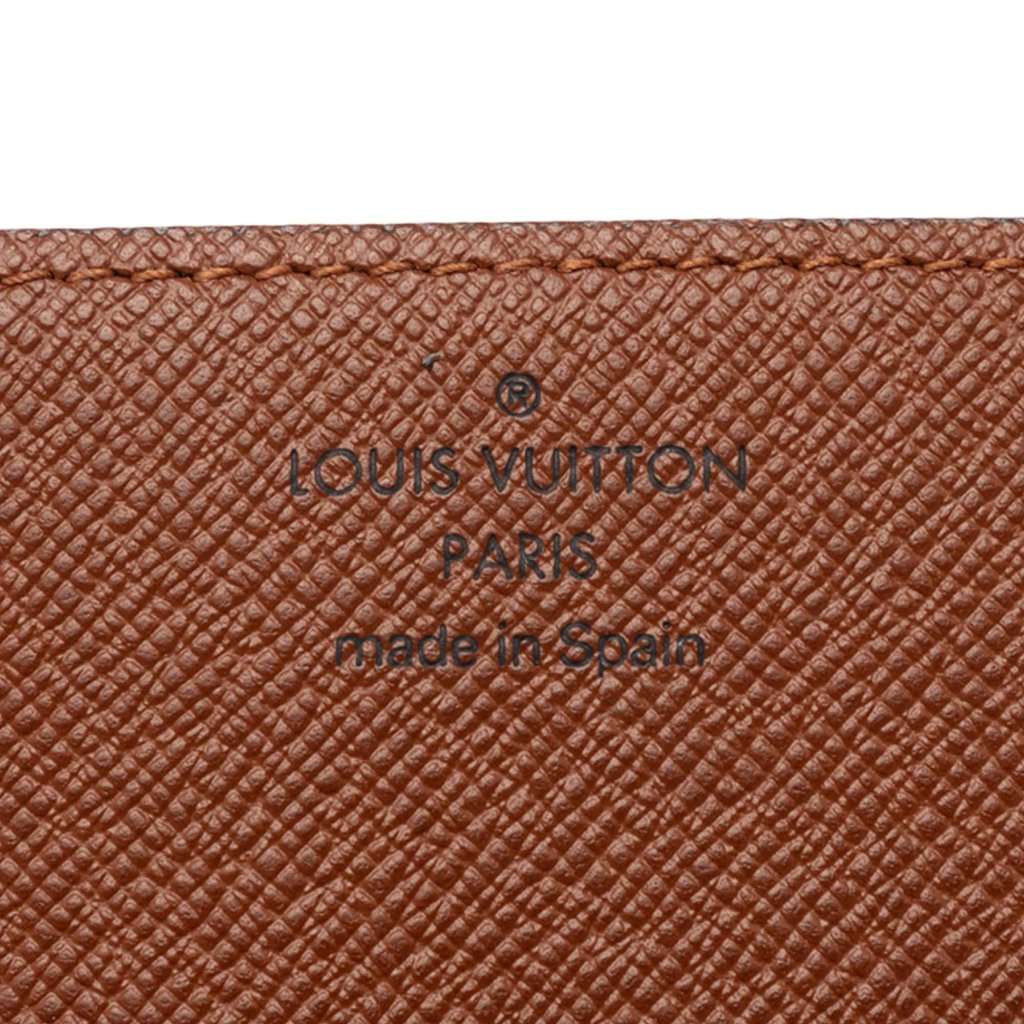 Louis Vuitton Monogram Envelope Business Card Holder Brown Very good - Box View