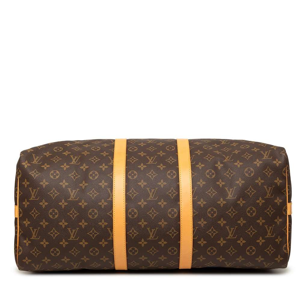 Louis Vuitton Monogram Keepall Bandouliere 55 Brown Very good - Inside View