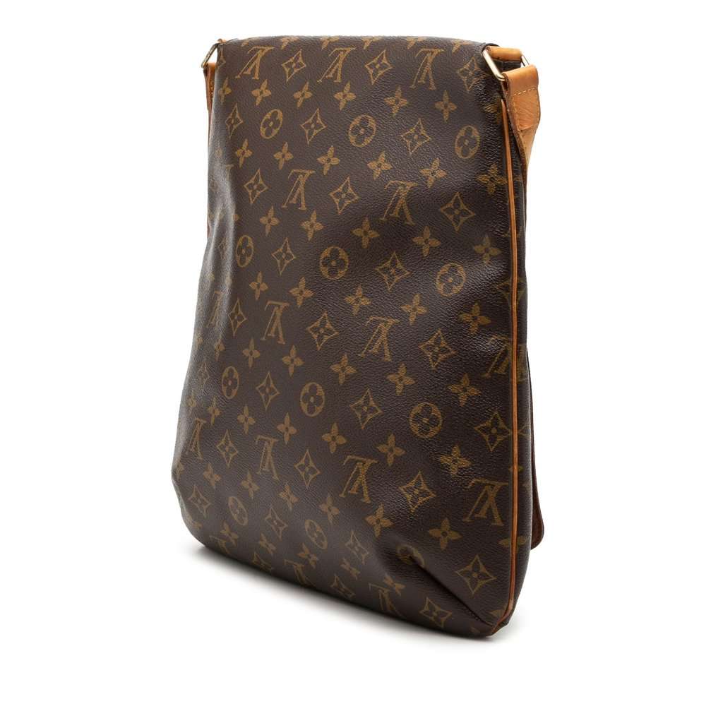Louis Vuitton Monogram Musette Salsa GM Brown Very good - Back View