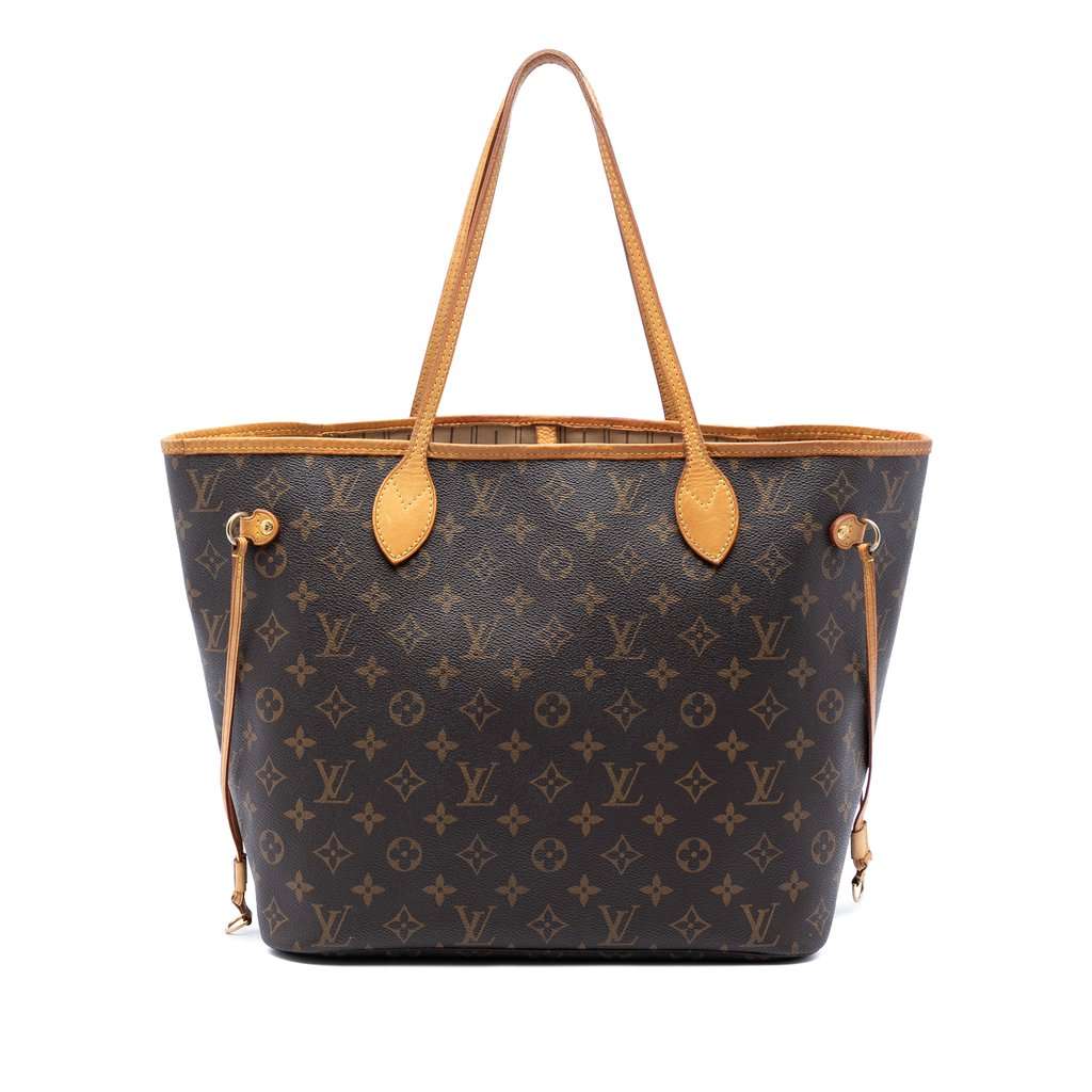 Louis Vuitton Monogram Neverfull MM Brown Very good condition - Front View