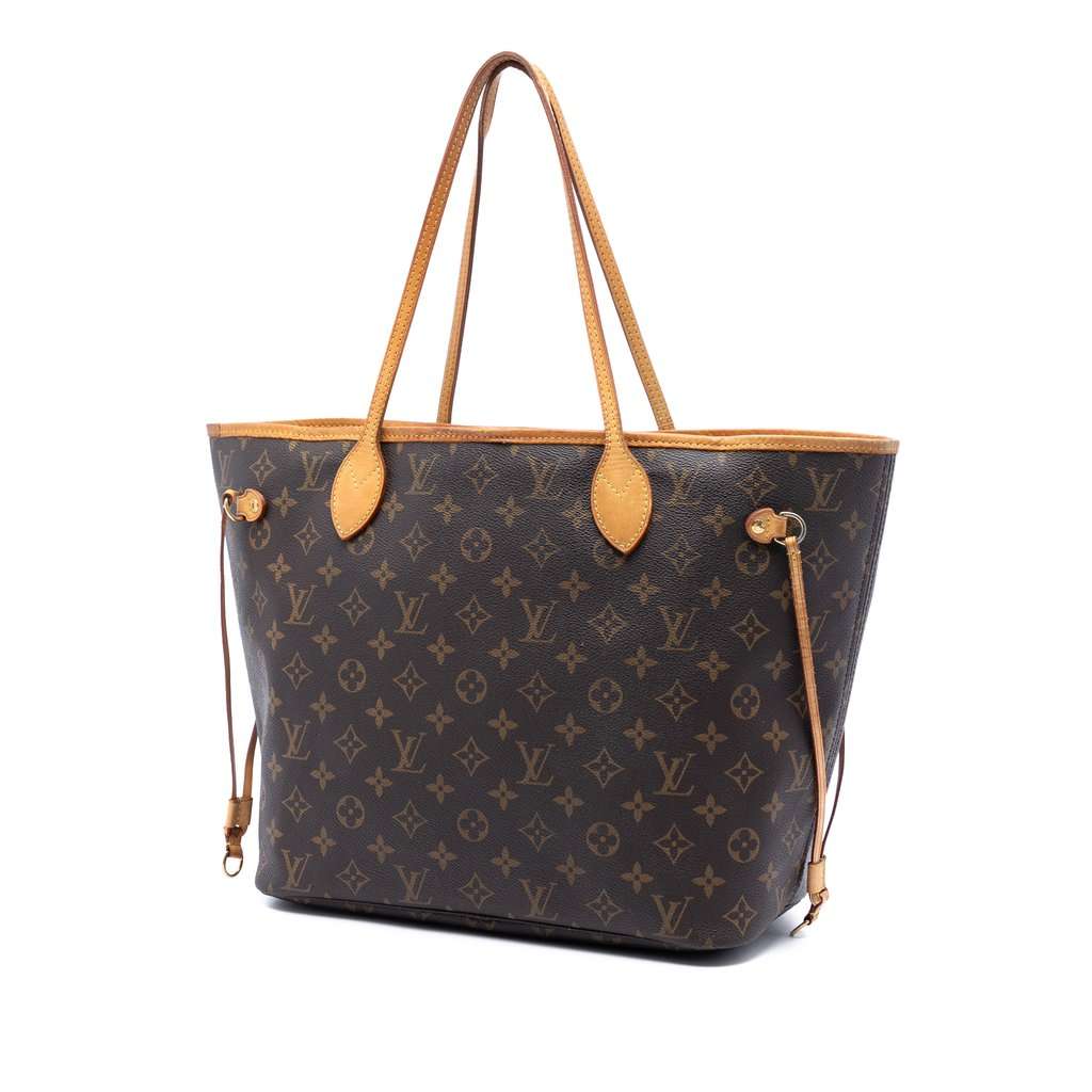 Louis Vuitton Monogram Neverfull MM Brown Very good condition - Back View