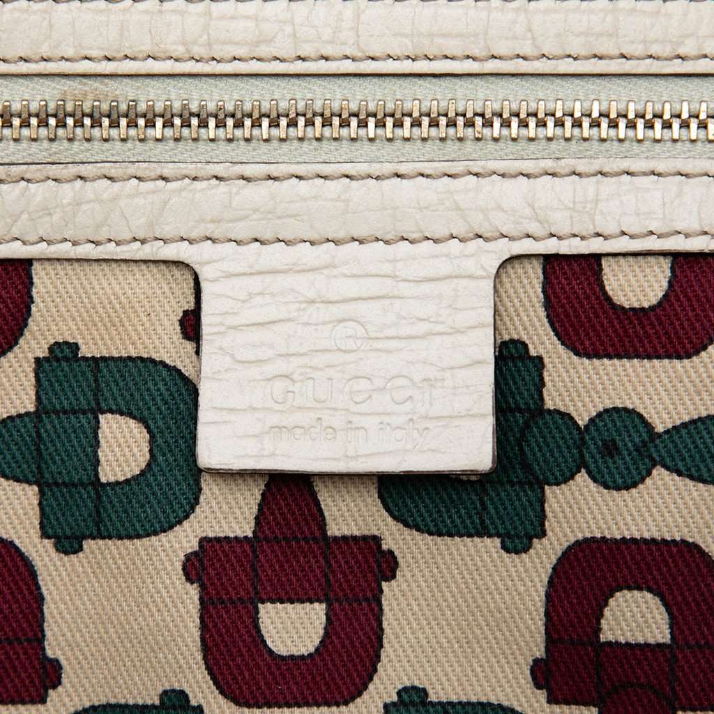 Gucci Large GG Canvas Web Jolicoeur Tote Beige Very good condition - Box View