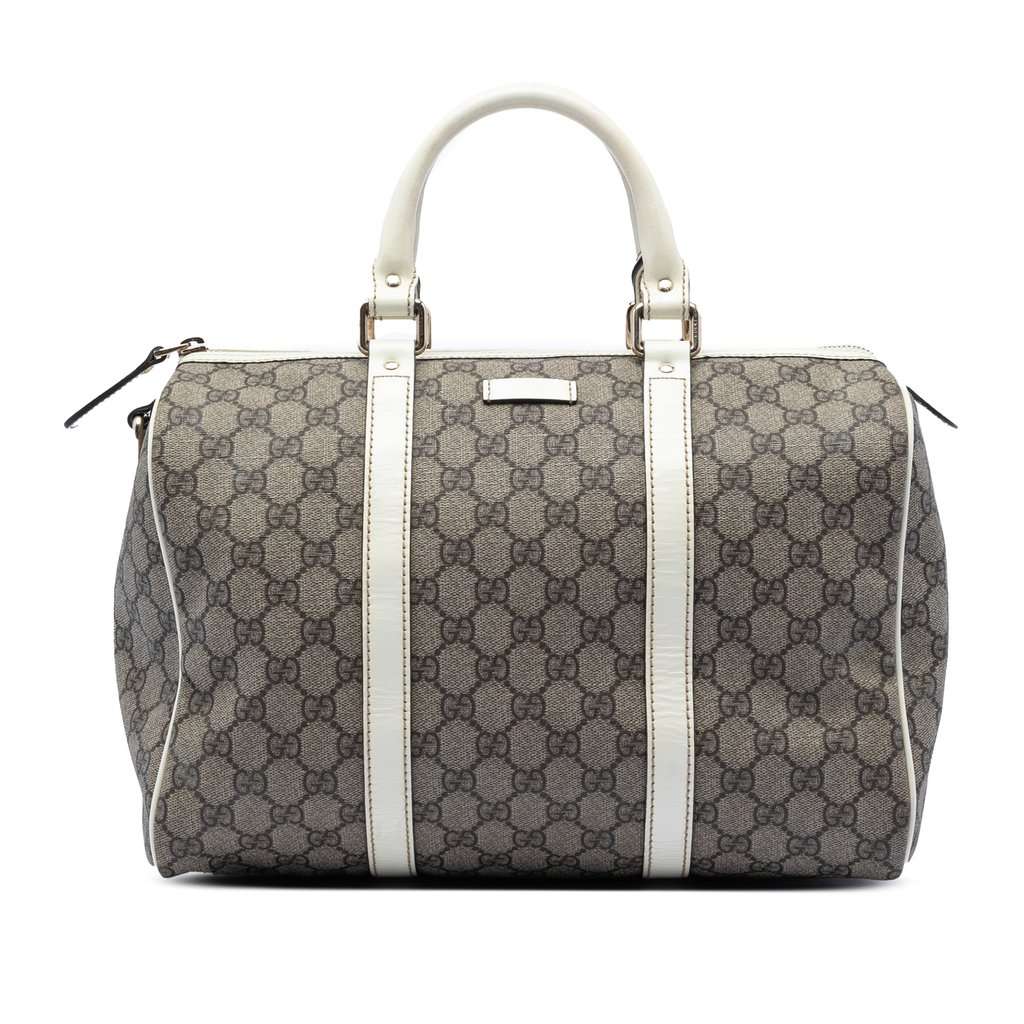 Gucci Medium GG Supreme Joy Boston Bag Beige Very good condition - Front View