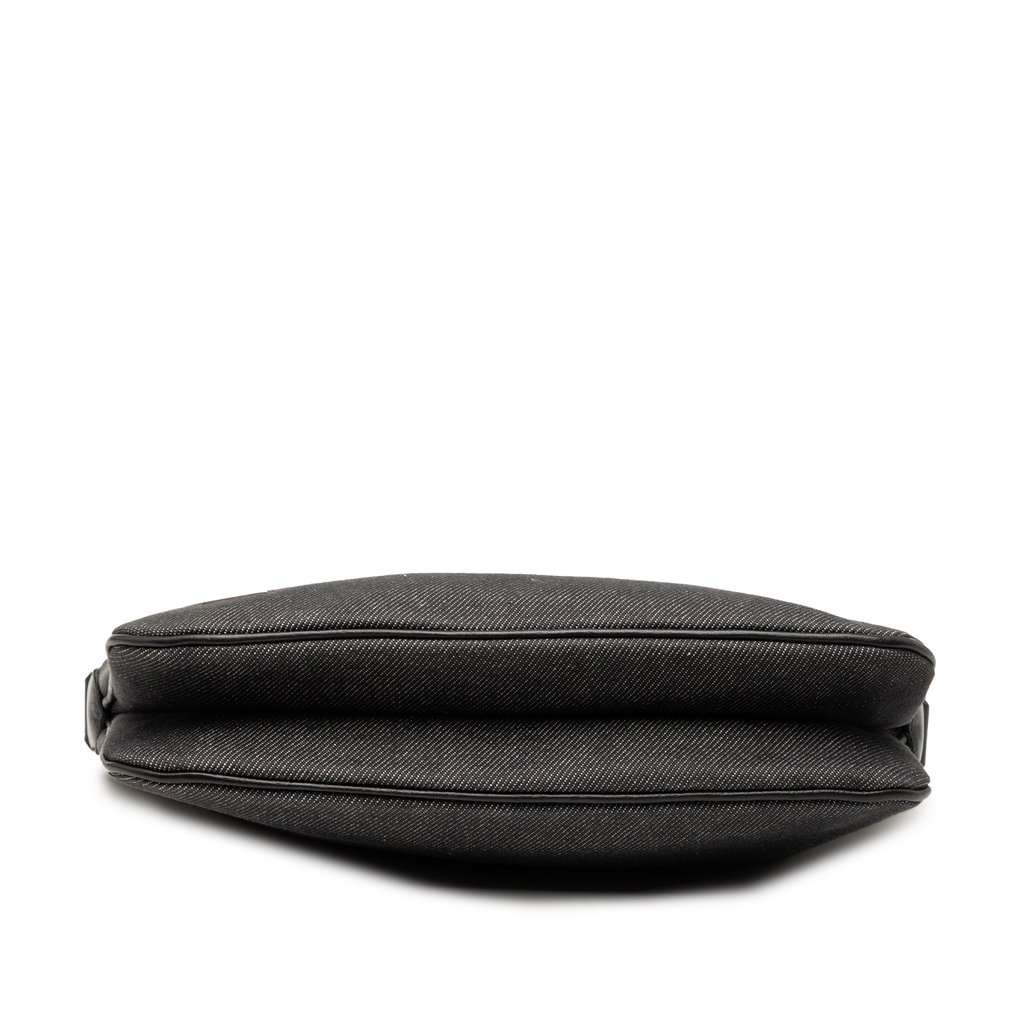 Gucci Denim Web Shoulder Bag Black Very good condition - Inside View