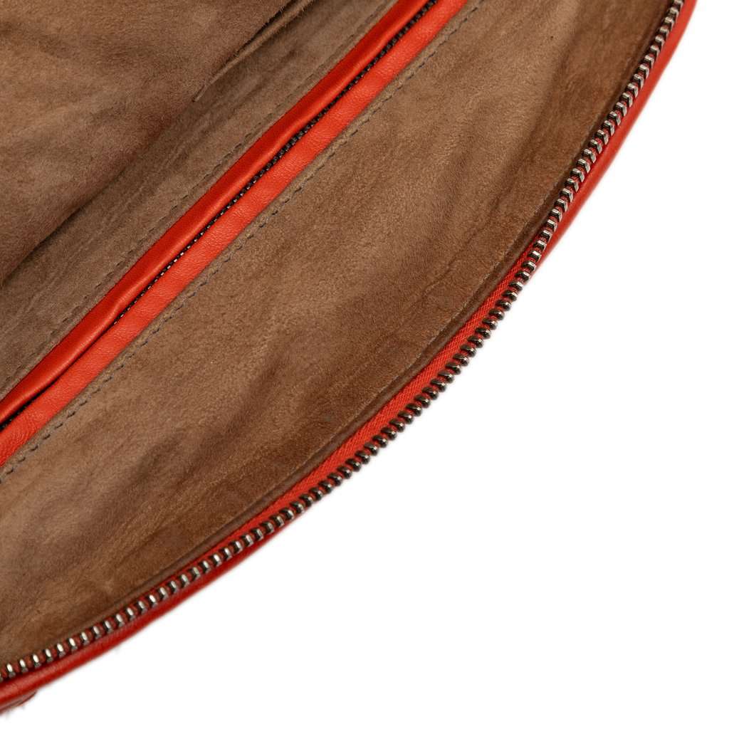 Bottega Veneta Nappa Intrecciato Nodini Crossbody Orange Leather Very good condition - Box View