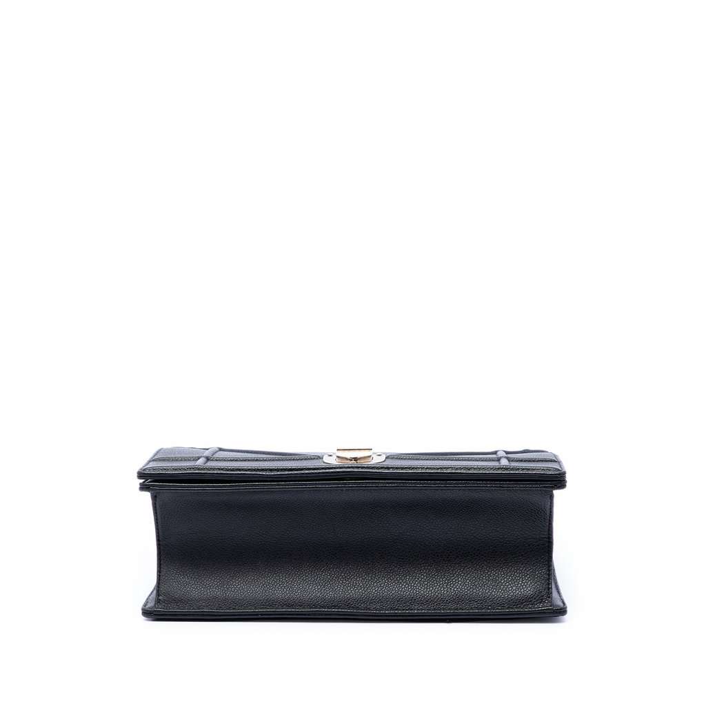 Dior Medium Calfskin Diorama Flap Black Leather Very good - Inside View