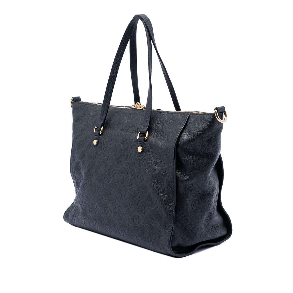Louis Vuitton Monogram Empreinte Lumineuse PM Blue Leather Very good condition - Back View