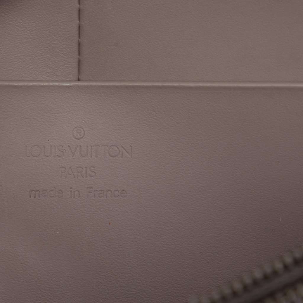 Louis Vuitton Epi Demi Lune Coin Purse Purple Leather Very good condition - Box View