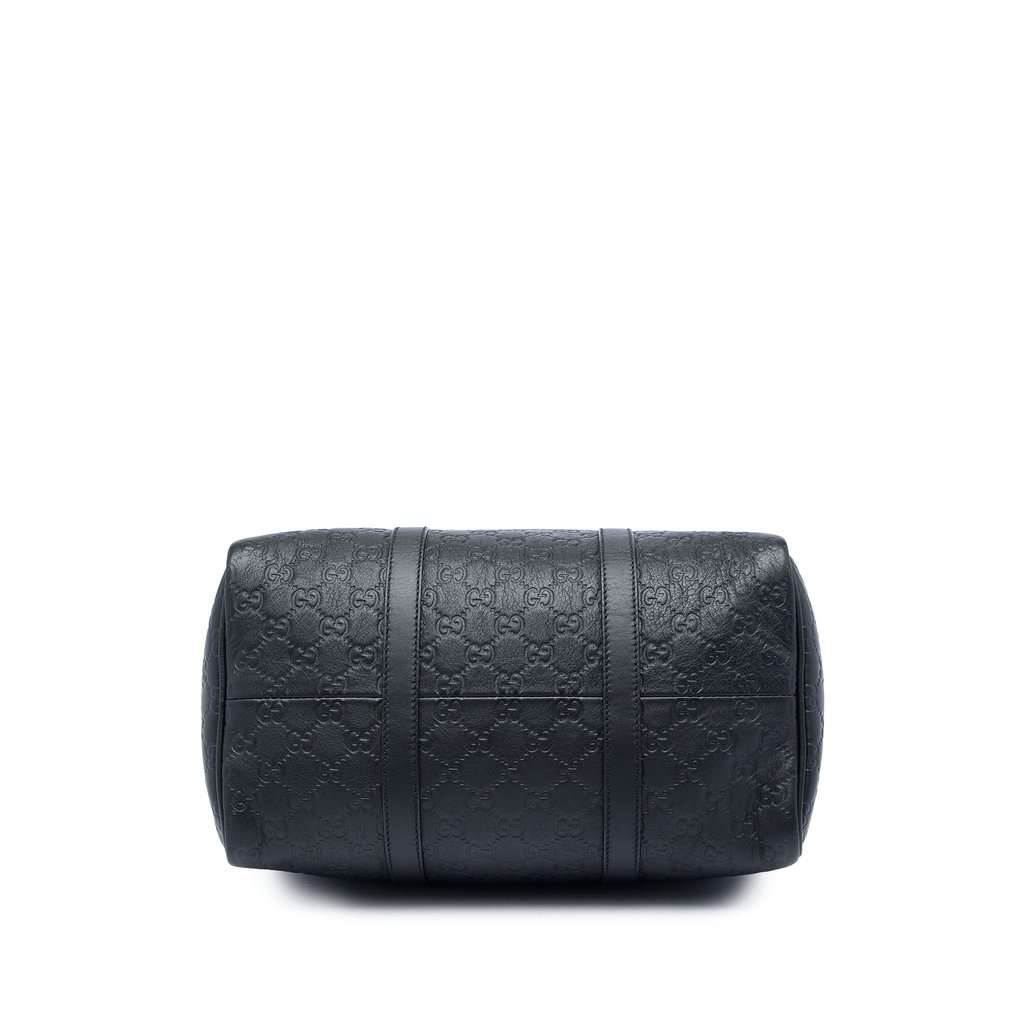 Gucci Medium Guccissima Joy Boston Bag Black Leather Very good - Inside View