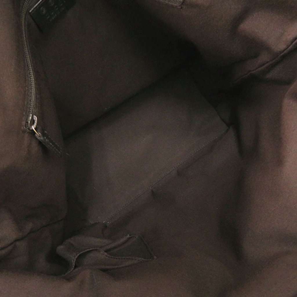 Gucci GG Nylon Capri Tote Brown Very good condition - Model View