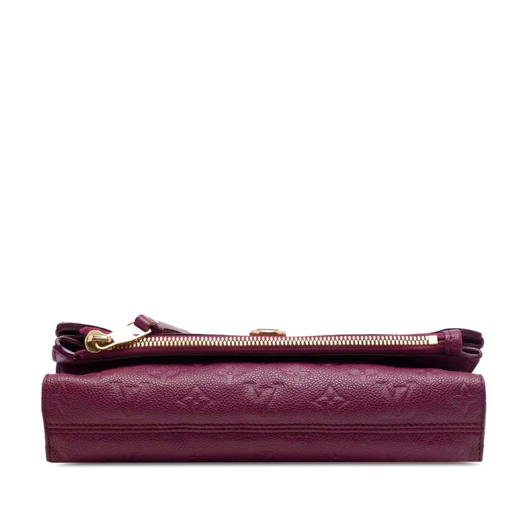 Louis Vuitton Monogram Empreinte Petillante Purple Leather Very good condition - Inside View