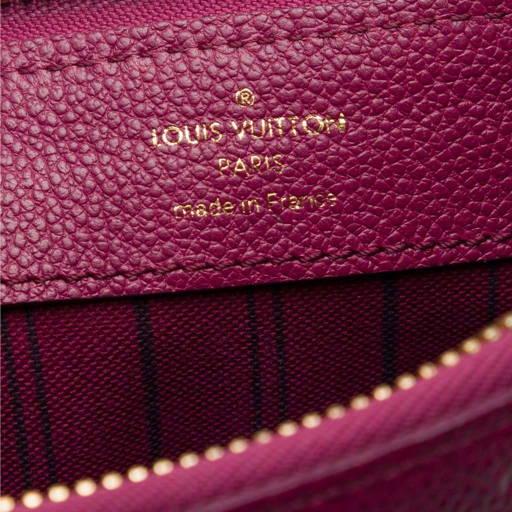Louis Vuitton Monogram Empreinte Petillante Purple Leather Very good condition - Box View