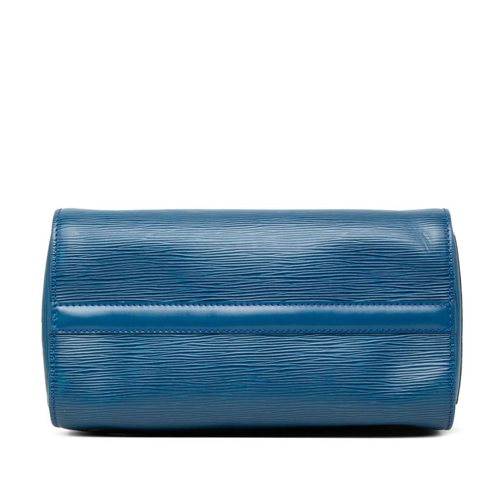 Louis Vuitton Epi Speedy 25 Blue Leather Very good condition - Inside View