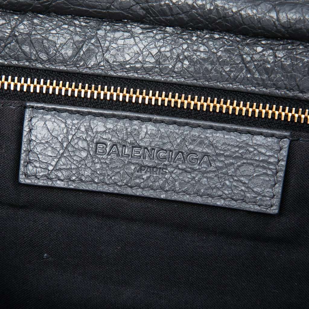 Balenciaga Lambskin Motocross Giant 12 Envelope Clutch With Strap Green Leather Very good condition - Box View