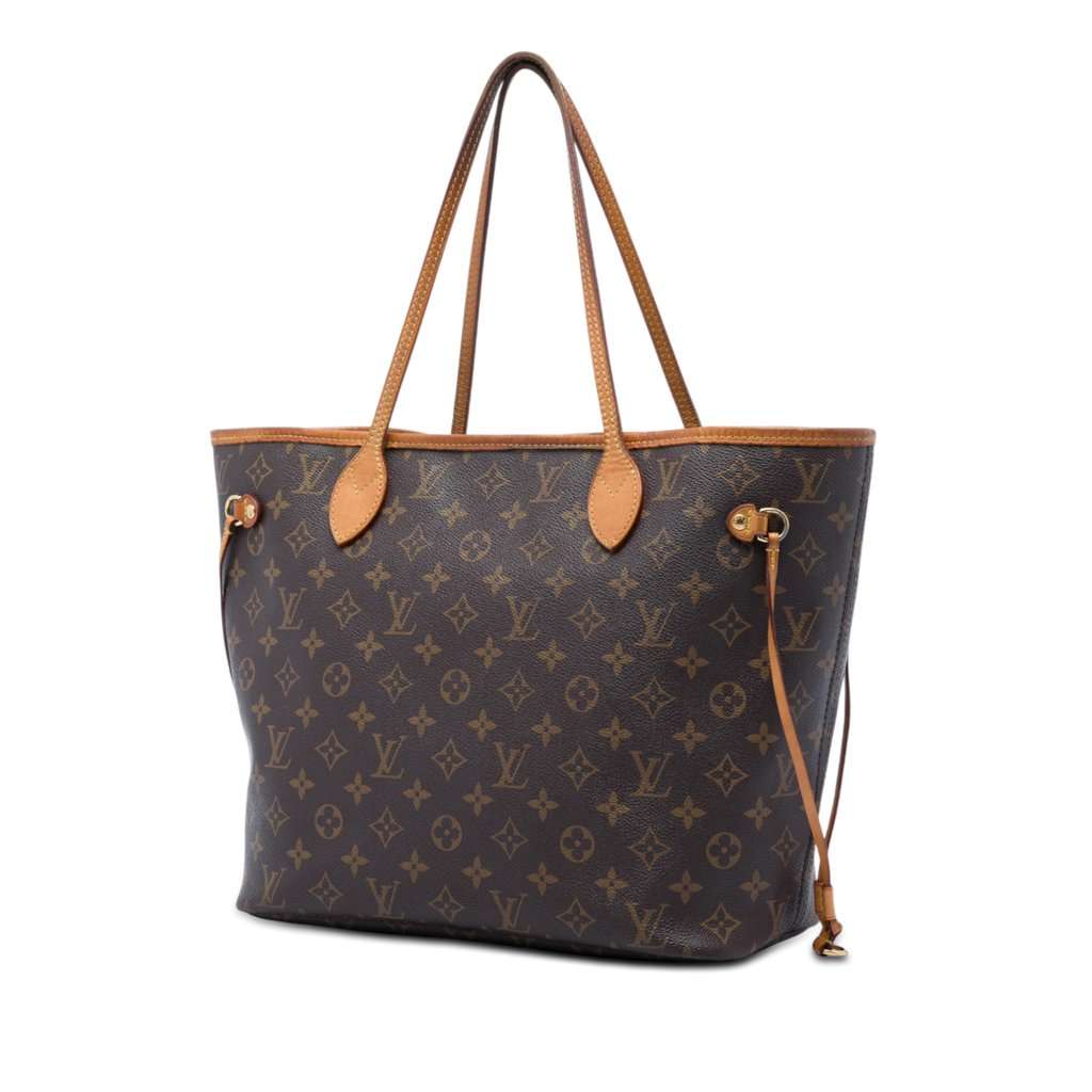Louis Vuitton Monogram Neverfull MM Brown Very good condition - Back View