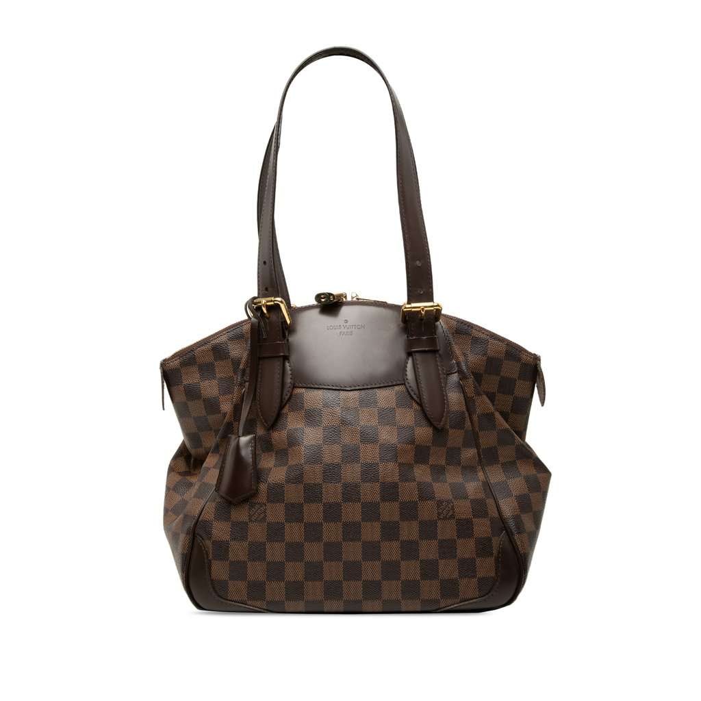 Louis Vuitton Damier Ebene Verona MM Brown Very good - Front View