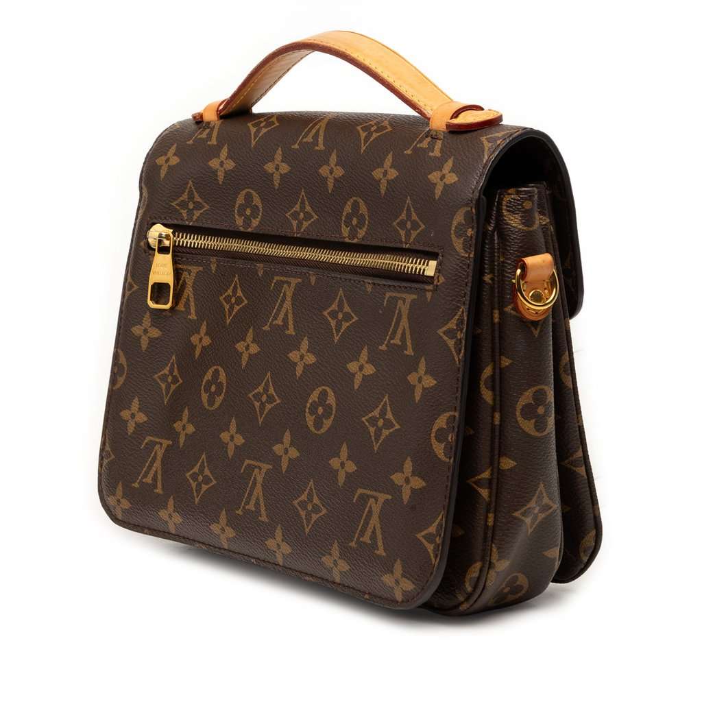 Louis Vuitton Monogram Pochette Metis Brown Very good - Back View