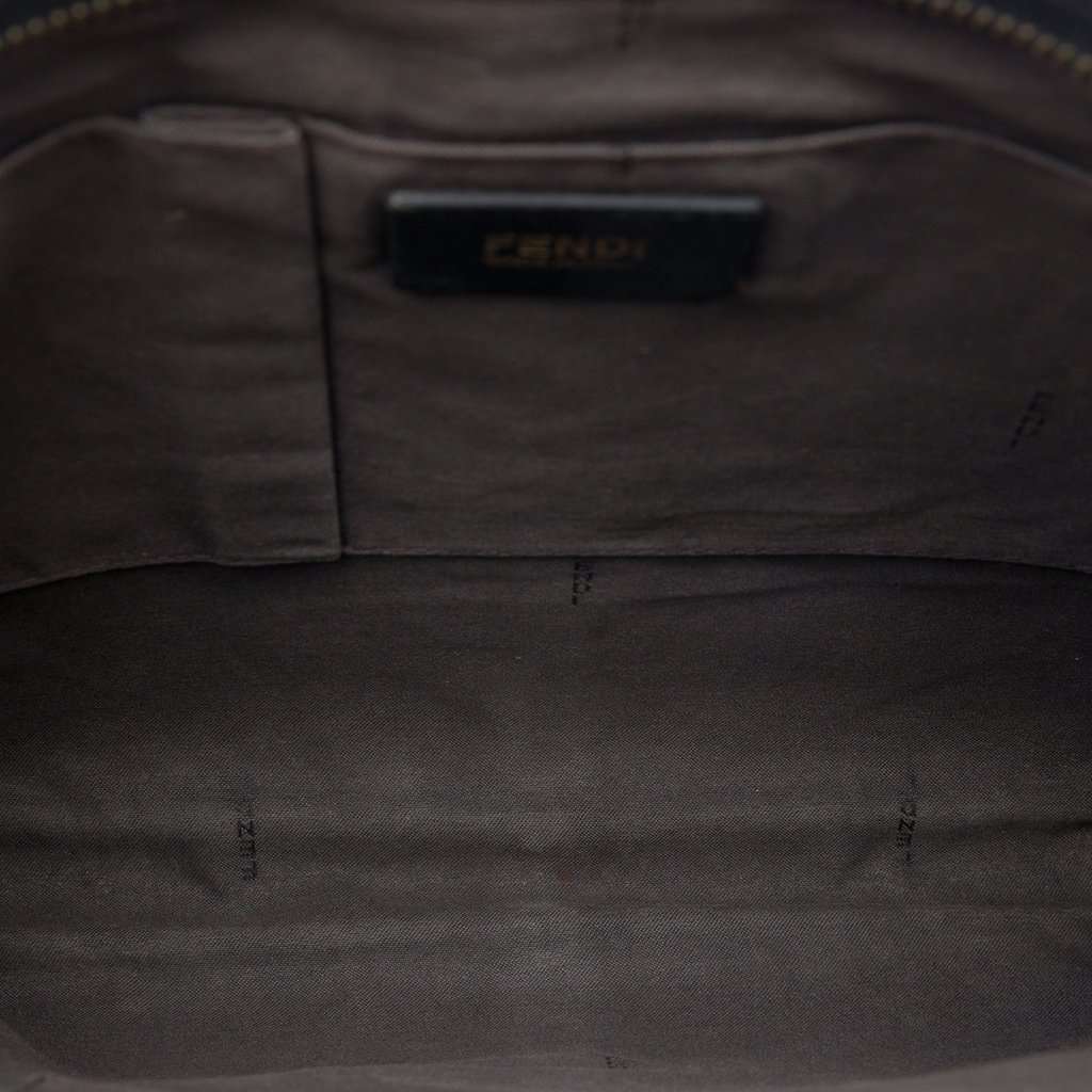 Fendi Zucchino Spalmati Crossbody Black Very good condition - Model View