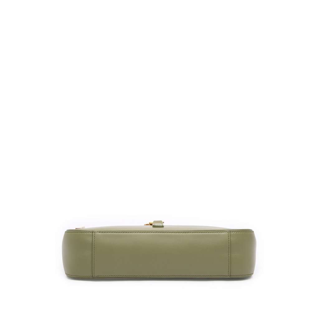 Saint Laurent Smooth Calfskin Le 5 a 7 Green Leather Very good condition - Inside View