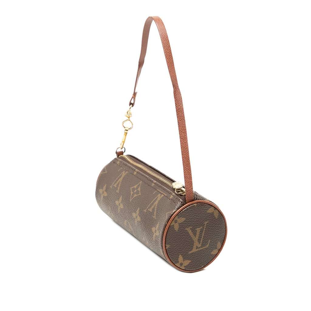 Louis Vuitton Monogram Papillon Pochette Brown Very good condition - Back View