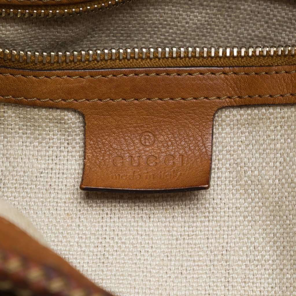 Gucci GG Canvas Marrakech Shoulder Bag Beige Very good - Box View