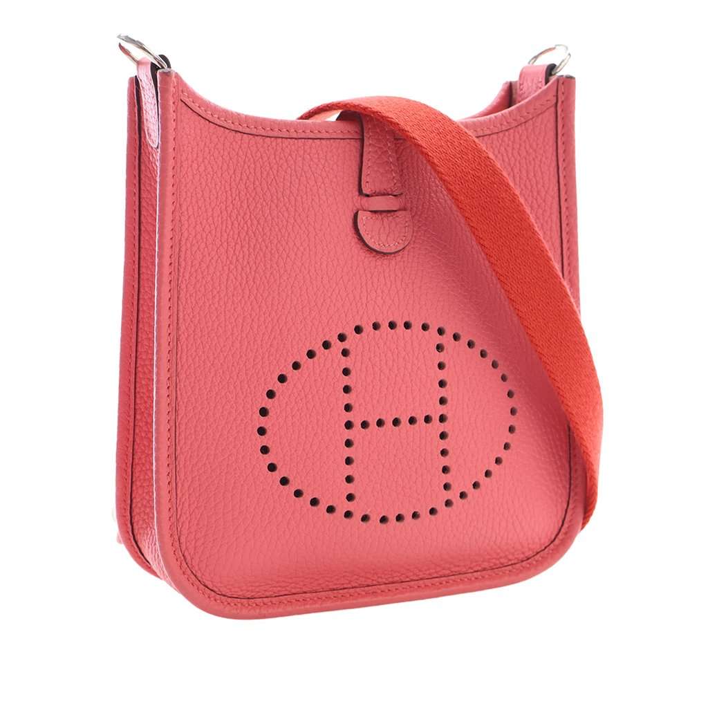 Hermès Clemence Evelyne TPM 16 Pink Leather Very good condition - Inside View