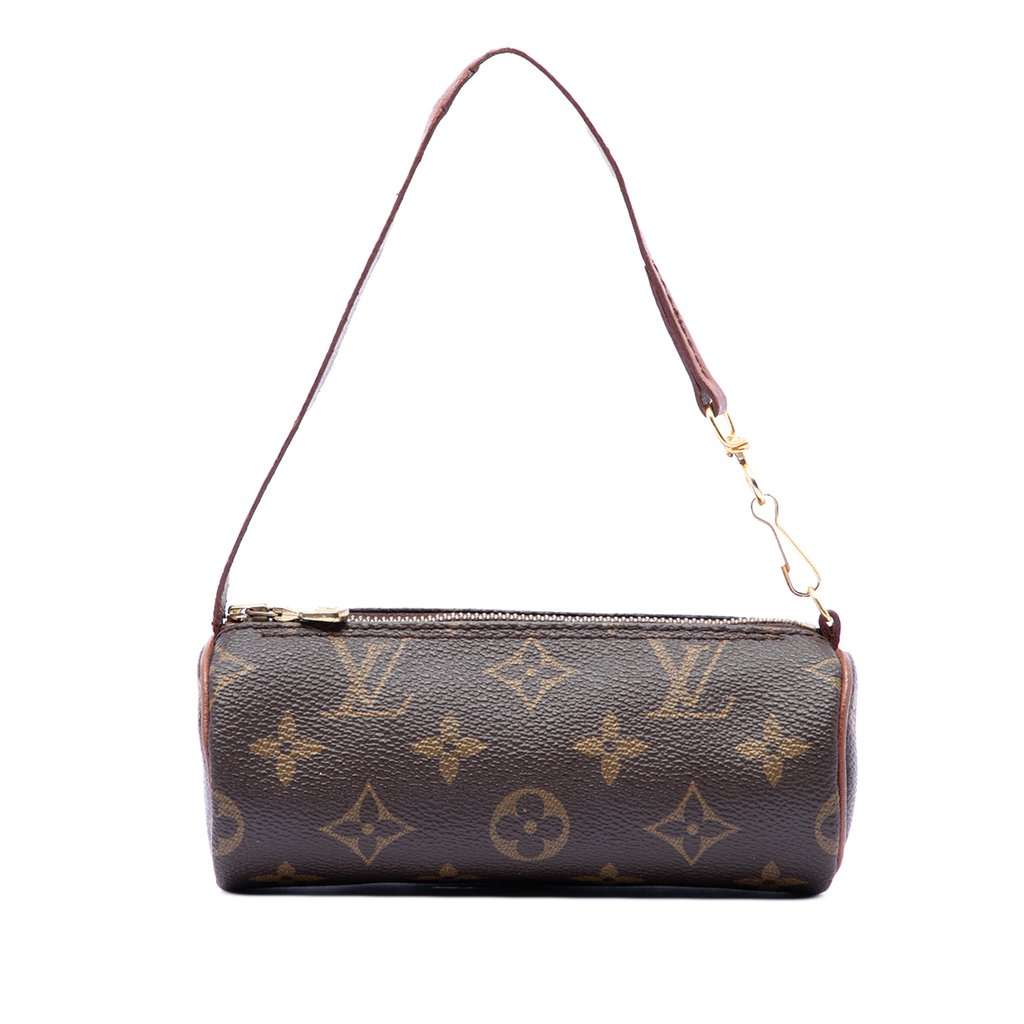 Louis Vuitton Monogram Papillon Pochette Brown Very good condition - Front View