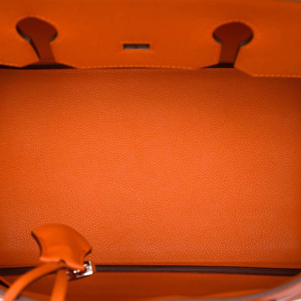 Hermès Epsom Birkin Retourne 35 Orange Leather Very good - Model View