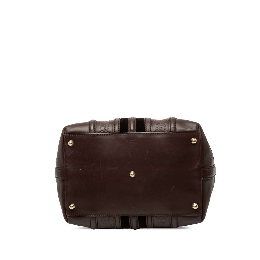 Gucci Guccissima Treasure Handbag Brown Leather Very good condition - Inside View