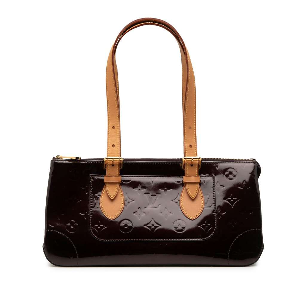 Louis Vuitton Monogram Vernis Rosewood Avenue Purple Leather Good condition - Front View