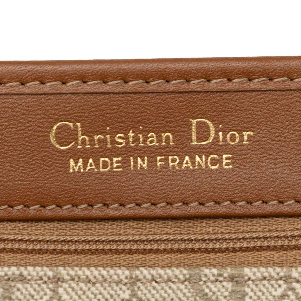 Dior Honeycomb Coated Canvas Crossbody Beige Very good condition - Box View