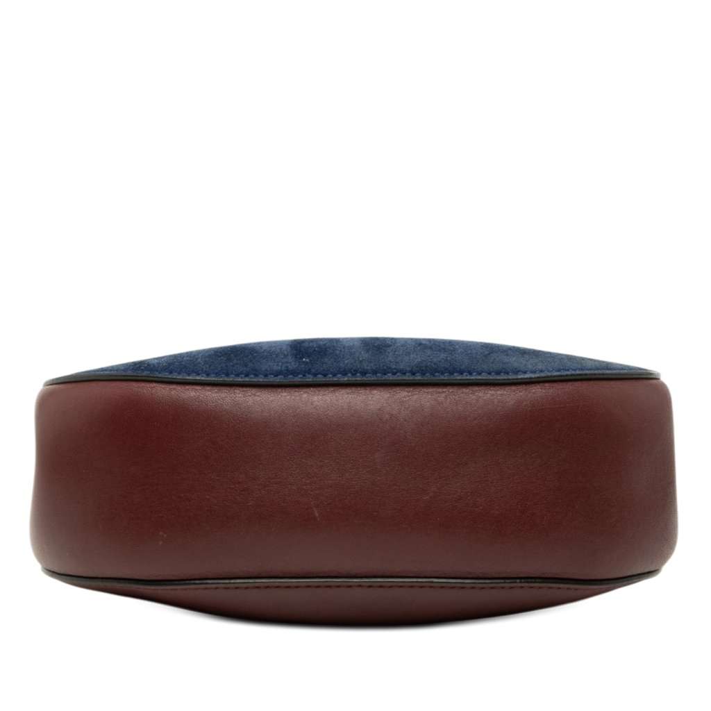 Chloé Small Bicolor Suede and Calfskin Drew Crossbody Red Leather Very good condition - Inside View