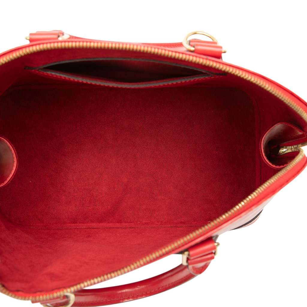 Louis Vuitton Epi Alma PM Red Leather Very good condition - Model View