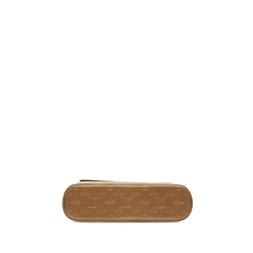 Louis Vuitton Monogram Mat Alston Gold Leather Very good - Inside View