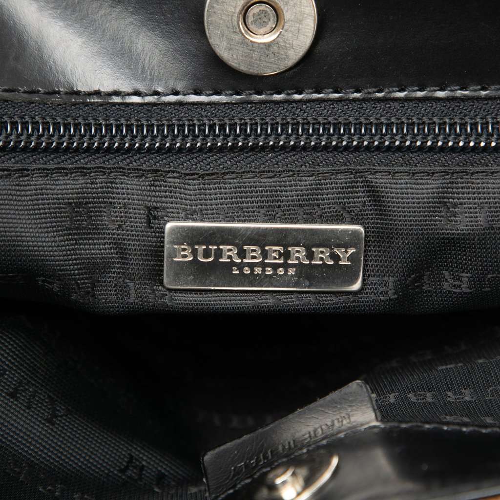 Burberry House Check Coated Canvas Tote Beige Very good - Box View