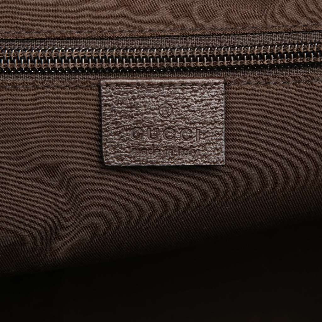 Gucci GG Canvas Web Business Bag Beige Very good condition - Box View