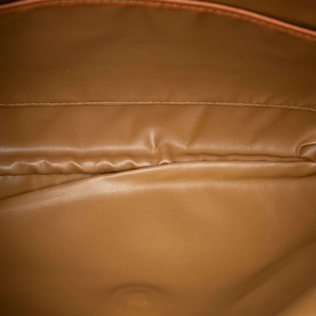 Celine Macadam Coated Canvas Clutch Brown Very good condition - Model View