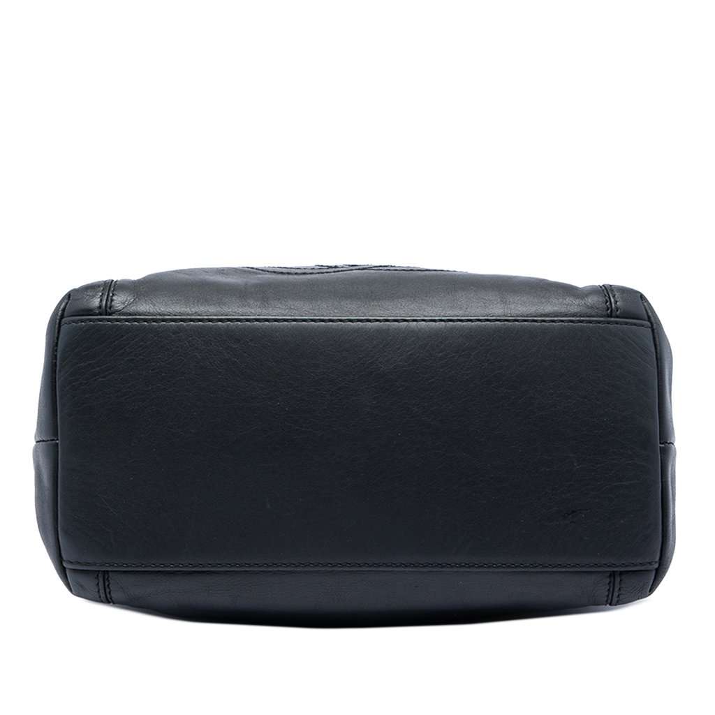 Chanel CC Lambskin Tassel Shoulder Bag Black Leather Very good condition - Inside View