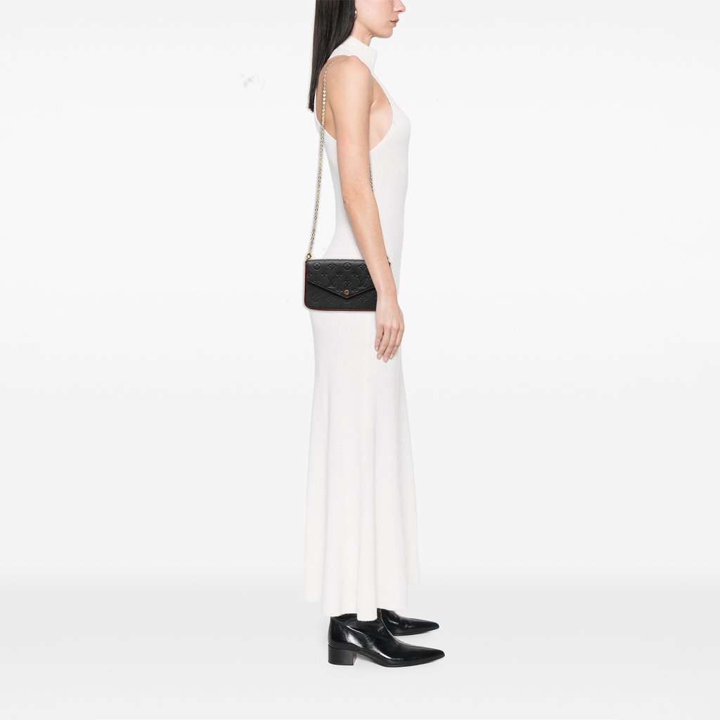 Chanel Small Lambskin CC Crossing Flap Black Leather Very good - Box View